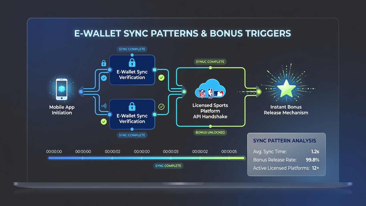 Chart displaying timing data for bonus releases across different e-wallet providers in hybrid apps