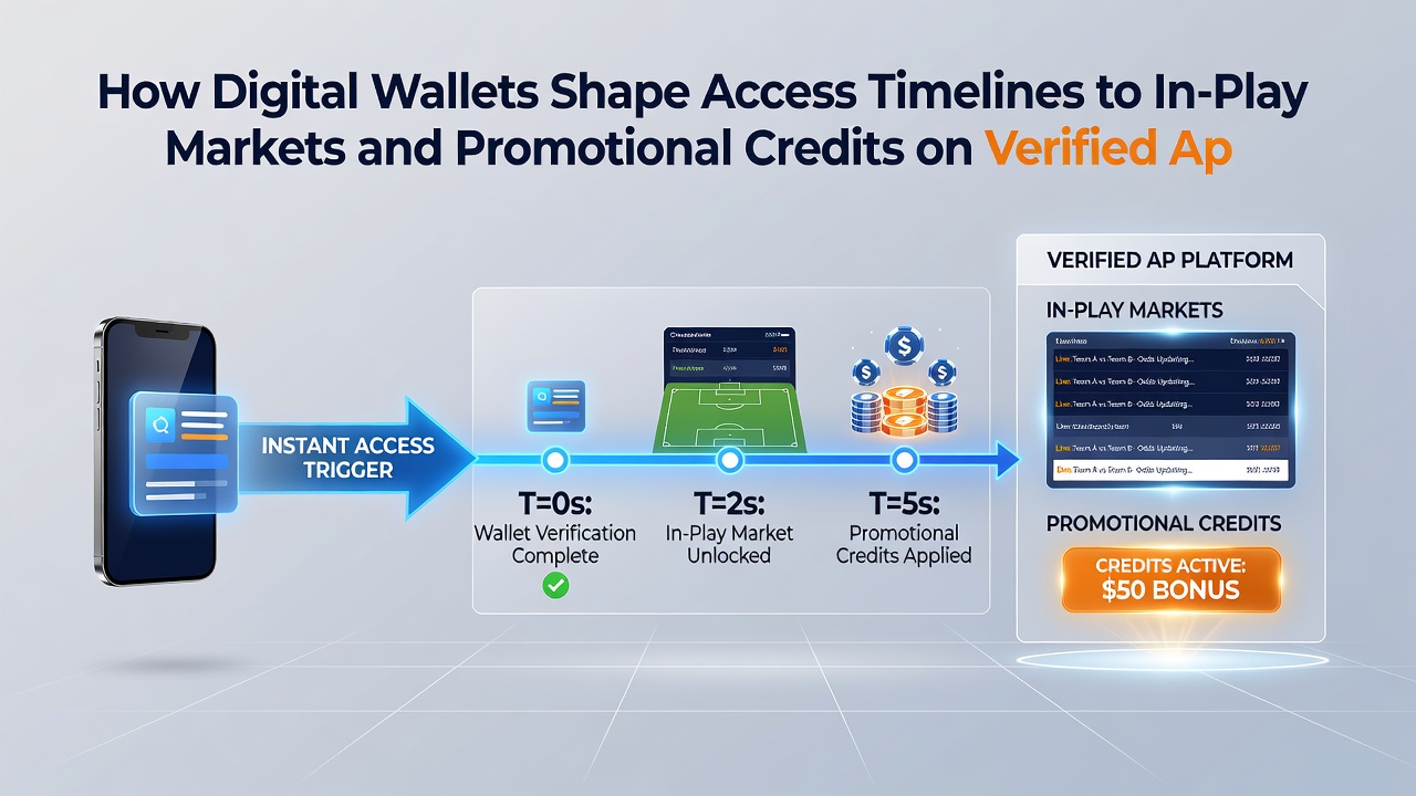 Promotional credit allocation screen on a mobile betting app after successful e-wallet deposit