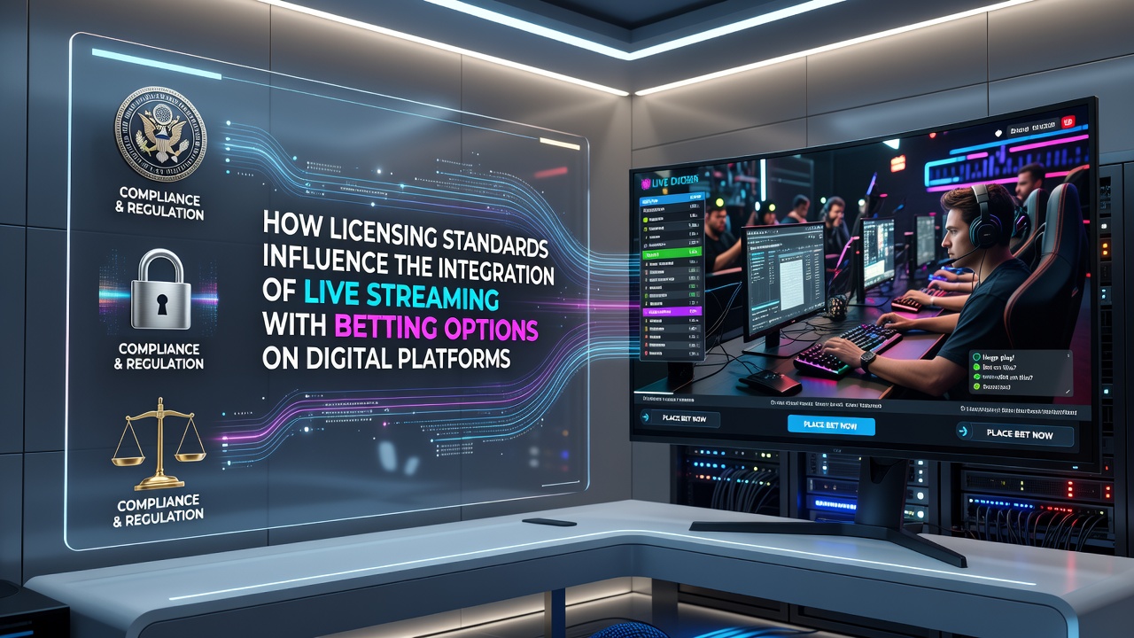 Regulatory compliance dashboard illustrating licensing criteria for live betting integrations