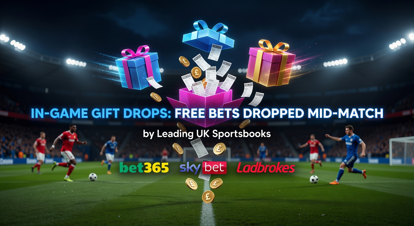 Notification popup showing a free £10 bet drop during a live Premier League football match on a mobile betting app